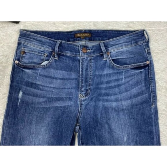 Dear John Gisele ROKE High Waist Skinny Distressed Blue Jeans Women’s 30/32 - Picture 4 of 10